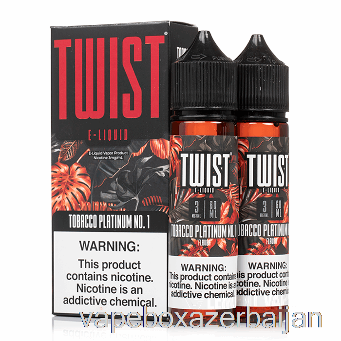 Vape Azerbaijan Tobacco Platinum No. 1 - Twist E-Liquid - 120mL 12mg